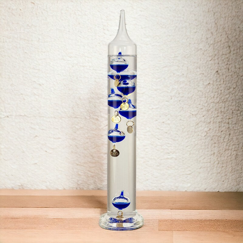 Termómetro de Galileo azul