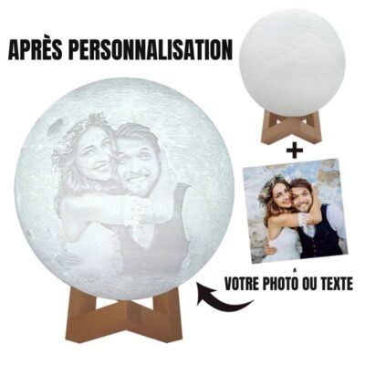 Lampe Lune Personnalisée