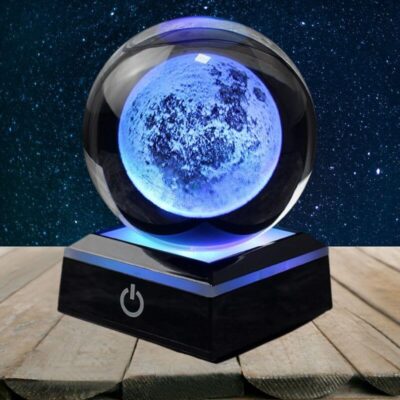 Lámpara bola de cristal Luna