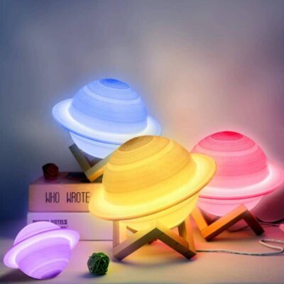 Lampe Saturne - lampe espace - deco scientifique