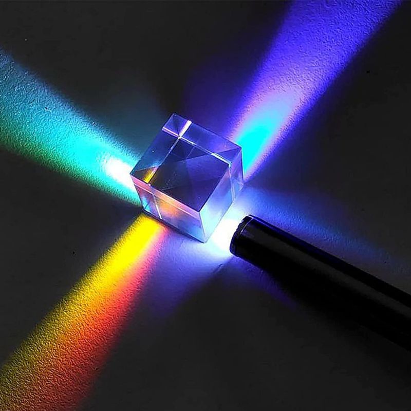 Cube Prisme de Lumière Dichroïque - Science Labs