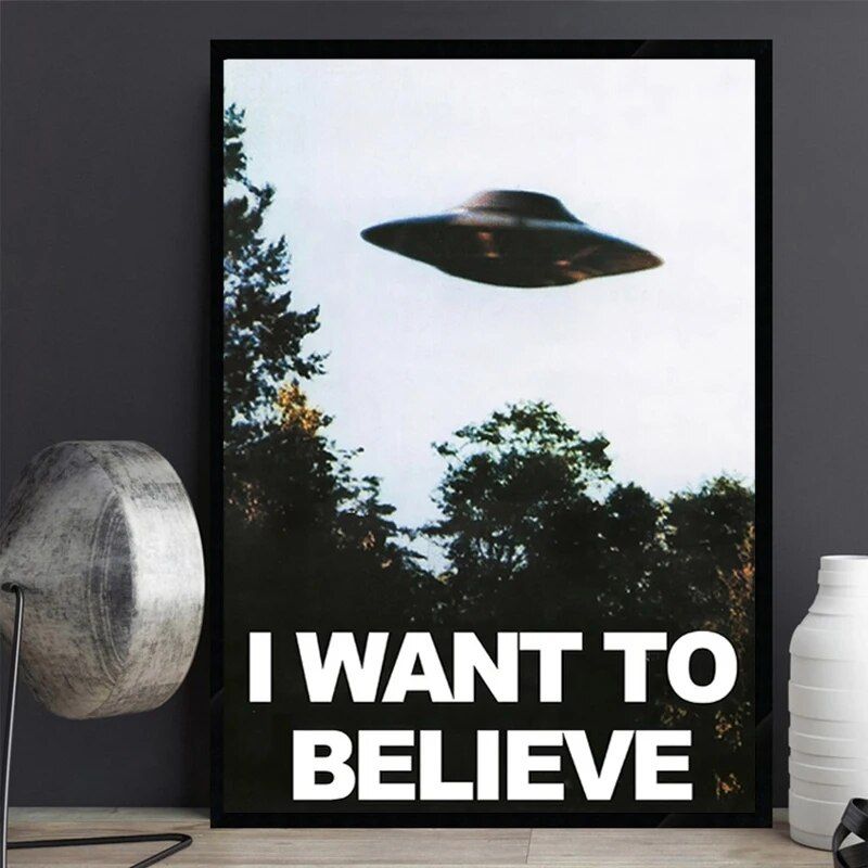 Poster Ovni I Want to Believe