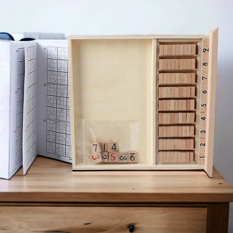 Jeu de société Sudoku en Bois