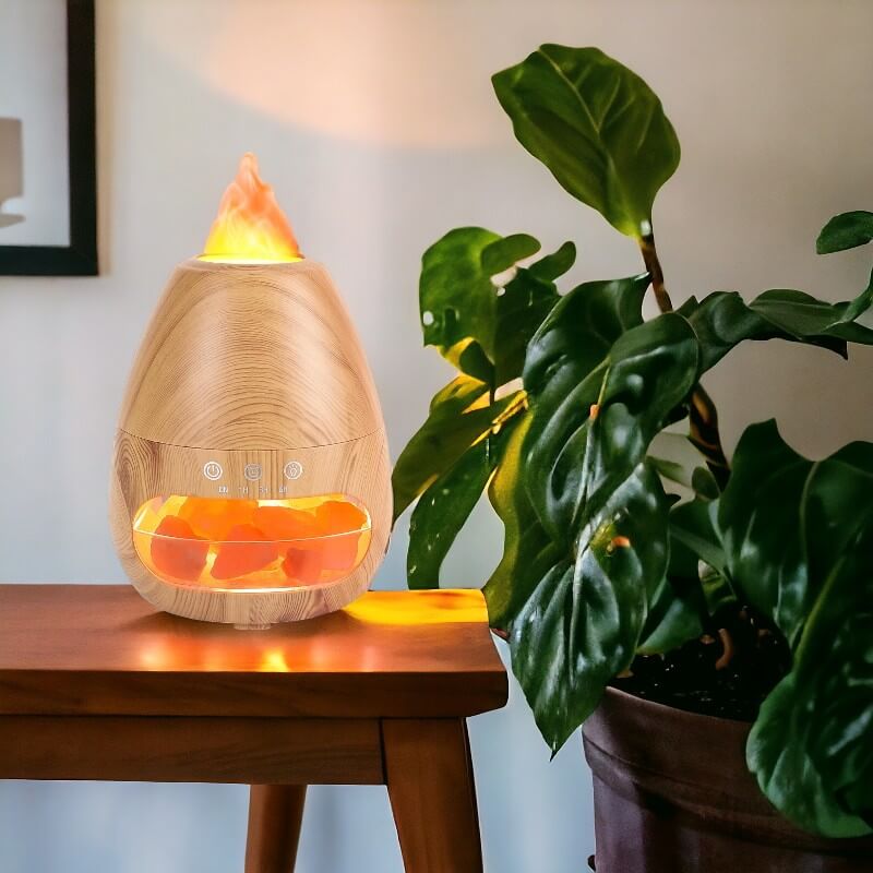 Lampe Diffuseur Huile Essentielle Pierre de Sel