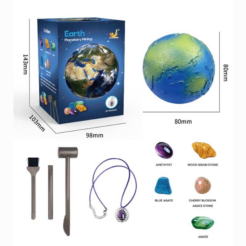 Kit de excavación de piedras preciosas