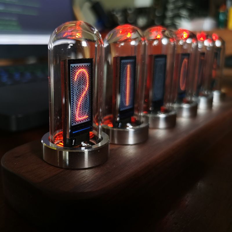 Horloge Nixie Steampunk