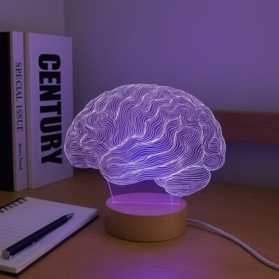 lampe illusion 3d cerveau