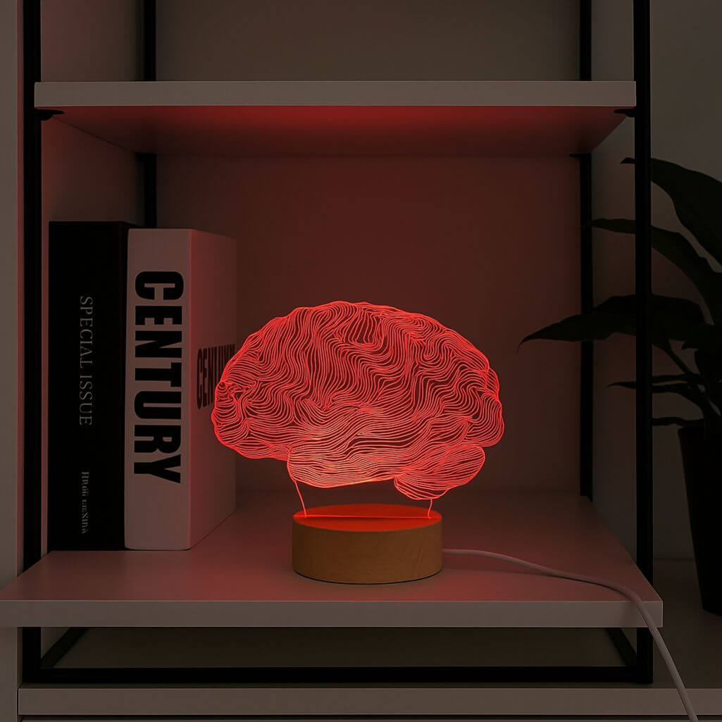 lampe illusion 3d cerveau