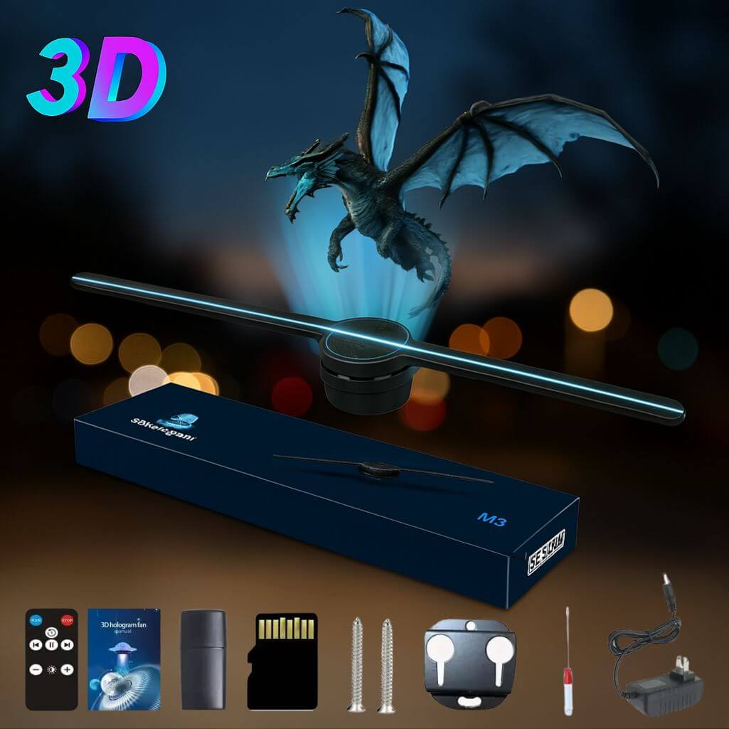Ventilateur Hologramme 3D