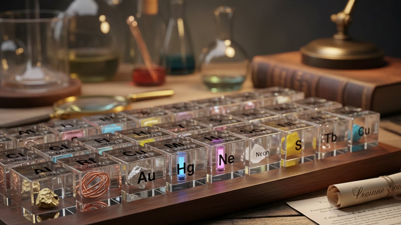 3. Tabla periódica con elementos reales