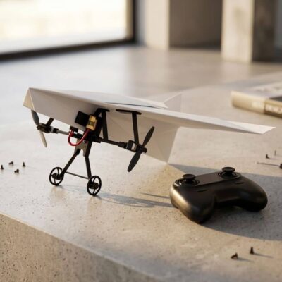 Avión de Papel Teledirigido DIY