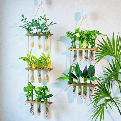 Jardinera de pared interior hidropónica