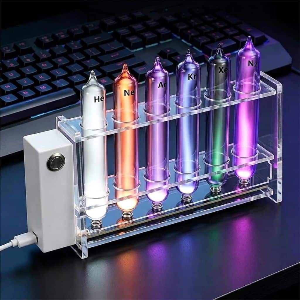 Tubos de Gases Nobles Set de 6