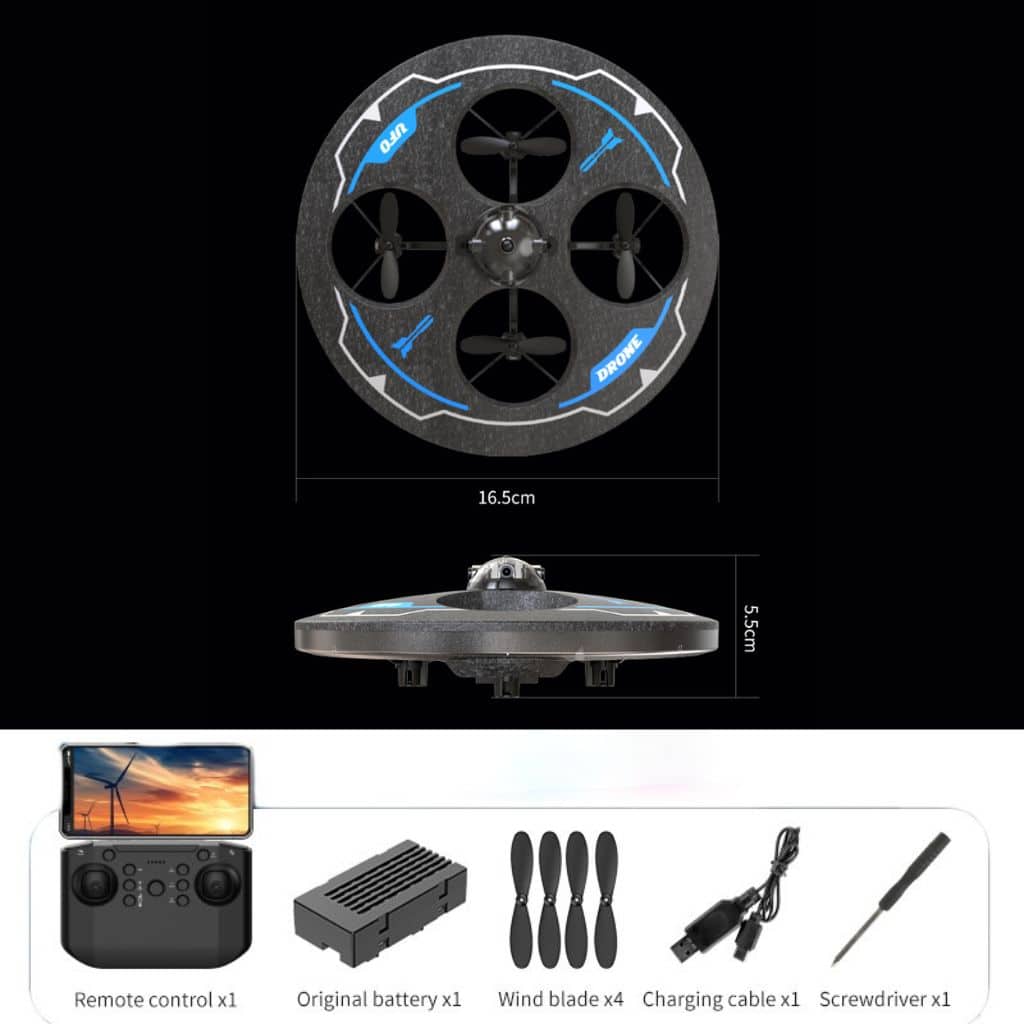 Dron OVNI Platillo Volante RC Imagen 10