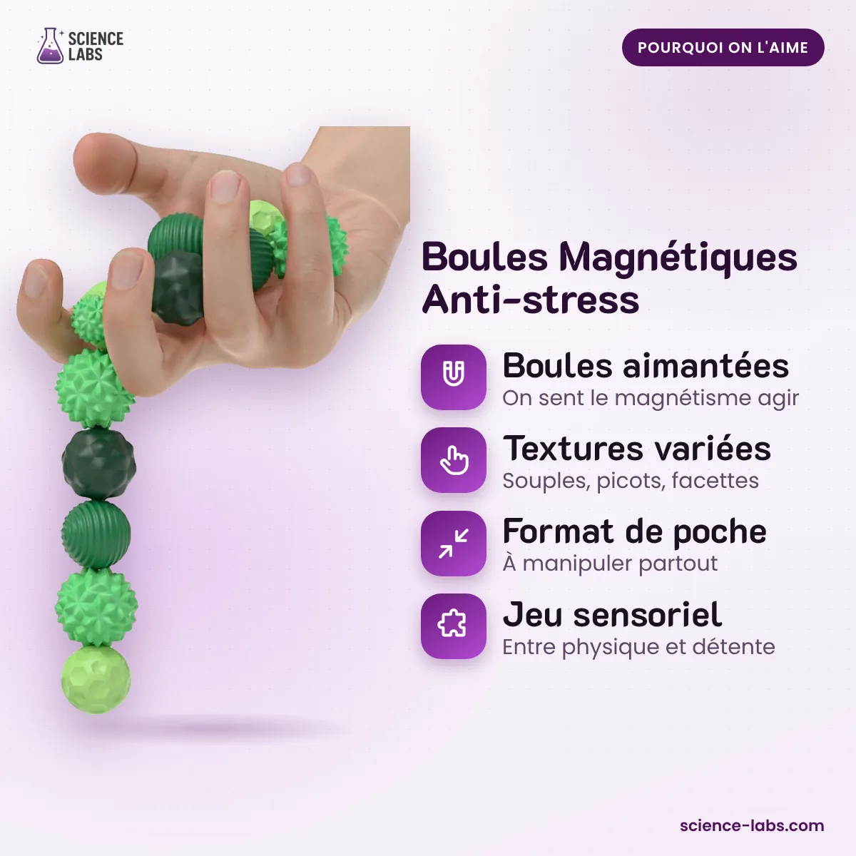 Bolas magnéticas antiestrés Imagen 3