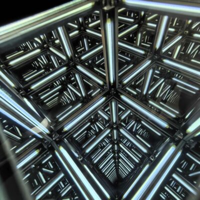 Cubo Espejo Infinito Luminoso Imagen 6