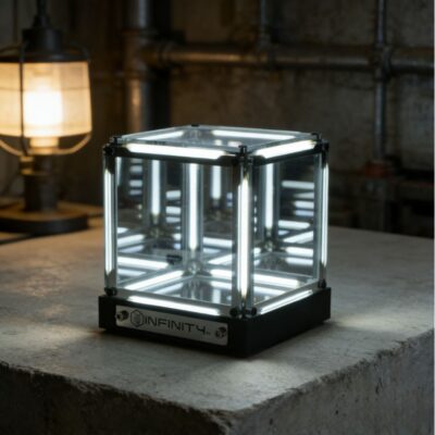 Cubo Espejo Infinito Luminoso