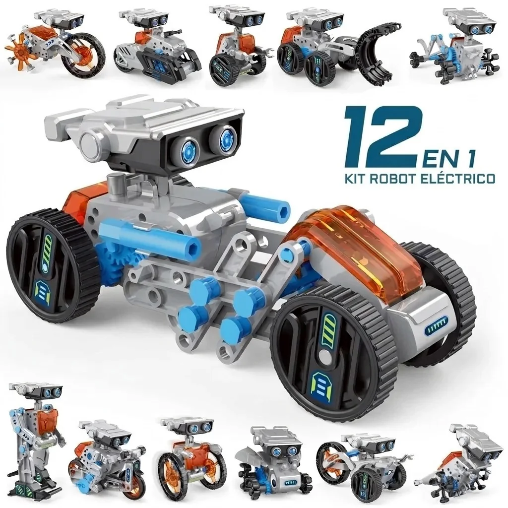 Kit robot para construir 12 en 1