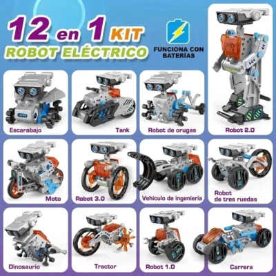 Kit robot para construir 12 en 1