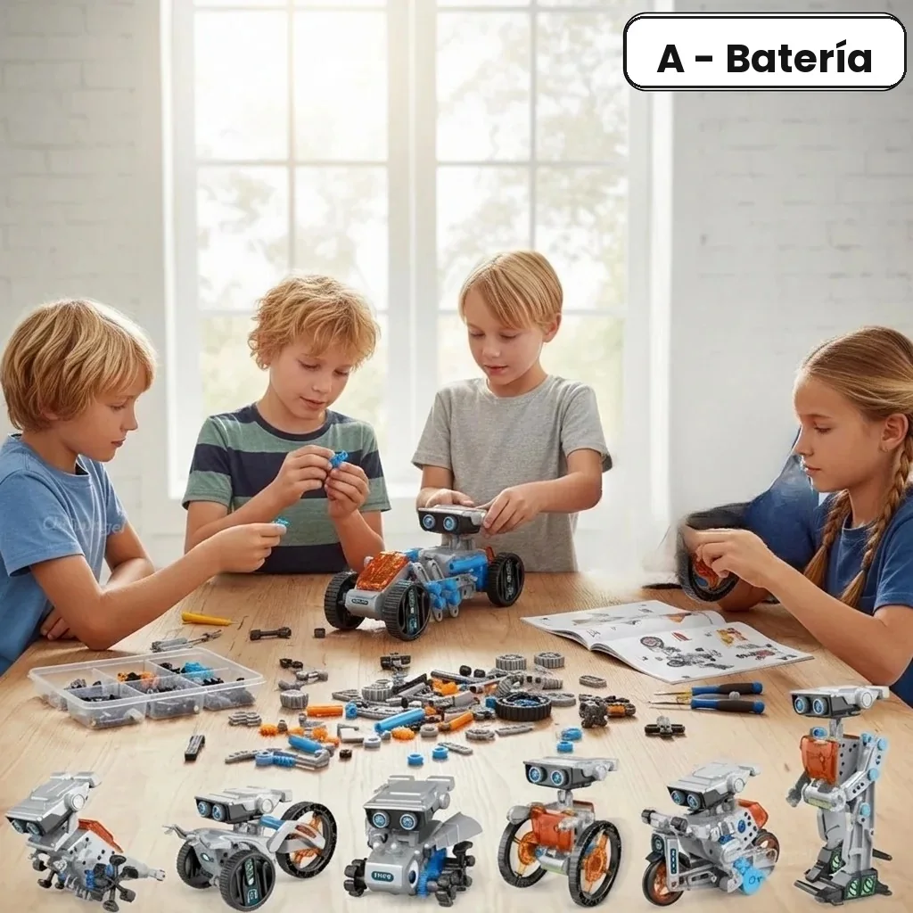 Kit robot para construir 12 en 1