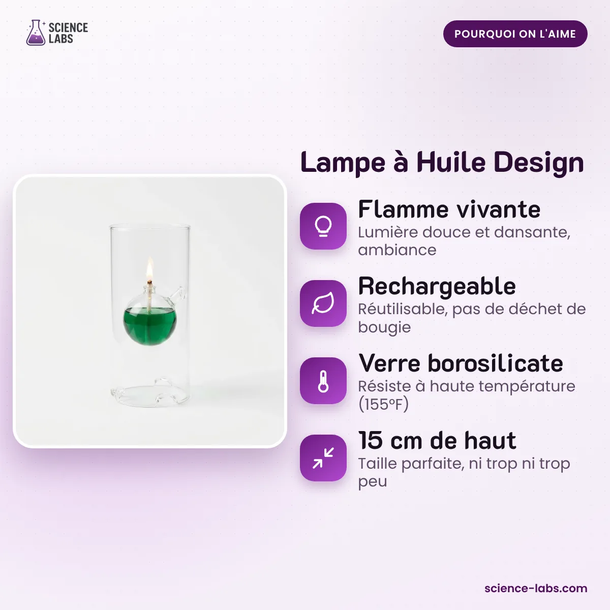 Lámpara de Aceite de Diseño Imagen 3