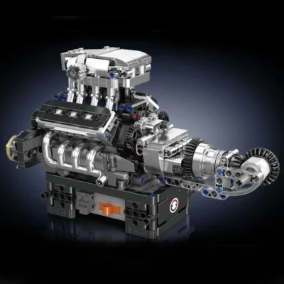 Maqueta motor de superdeportivo motorizada (737 piezas)