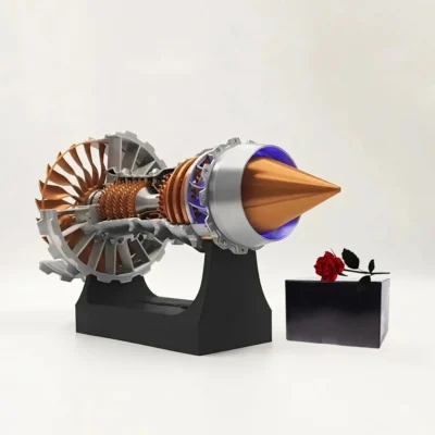 Maqueta motor a reacción turbofán TR900