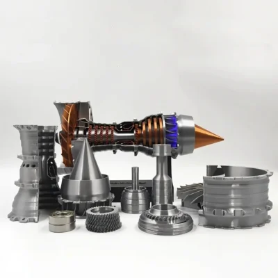 Maqueta motor a reacción turbofán TR900