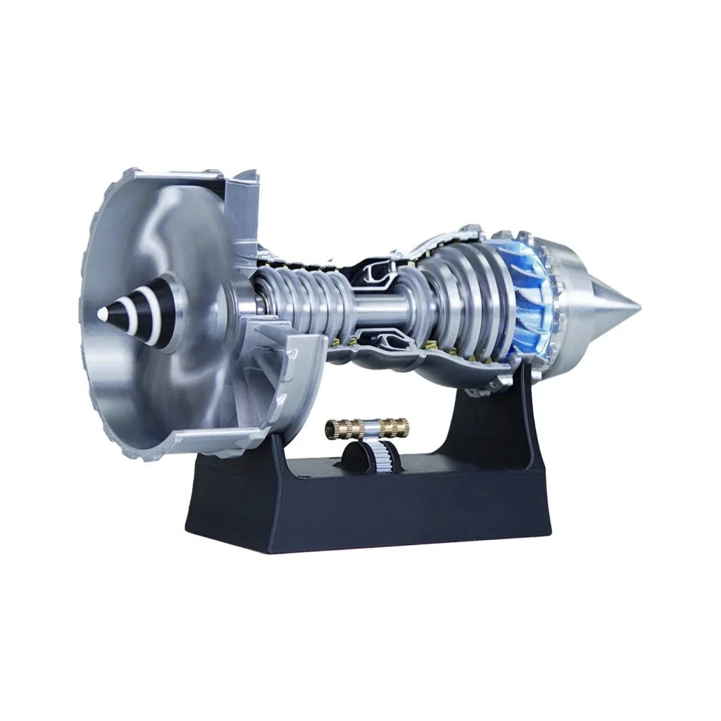 Maqueta motor a reacción turbofán TR900