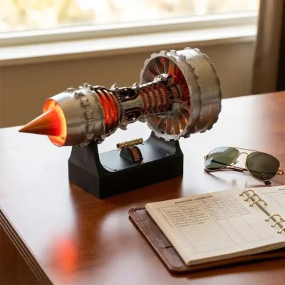 Maqueta motor a reacción turbofán TR900
