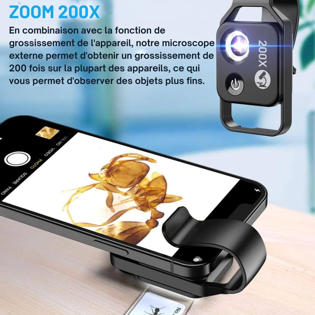 Microscopio para Smartphone con Clip Imagen 5