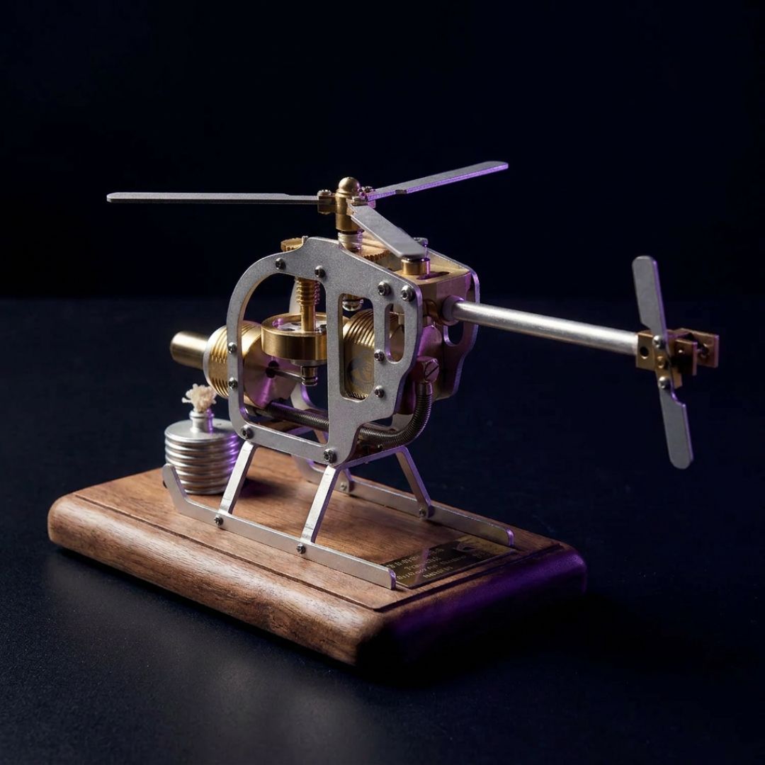 Motor Stirling Helicóptero Imagen 2