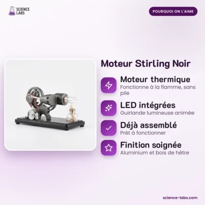 Motor Stirling Negro Imagen 3