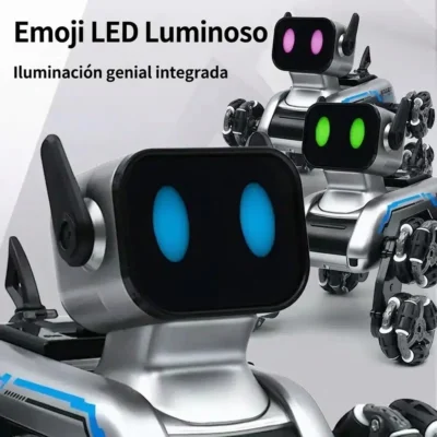 Perro Robot Acrobático Teledirigido con 8 Ruedas