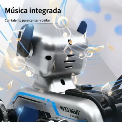 Perro Robot Acrobático Teledirigido con 8 Ruedas