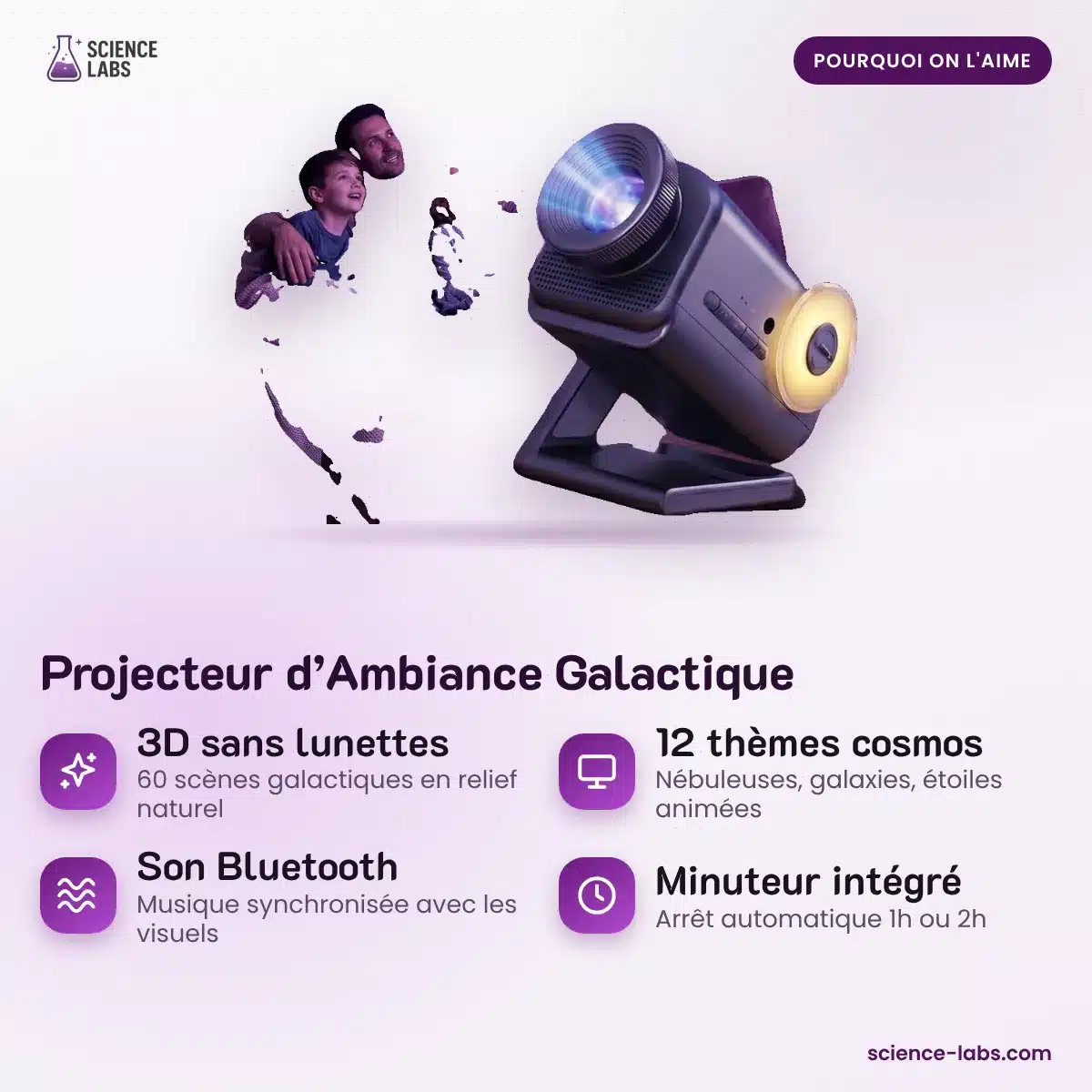 Proyector de Ambiente Galáctico Imagen 3