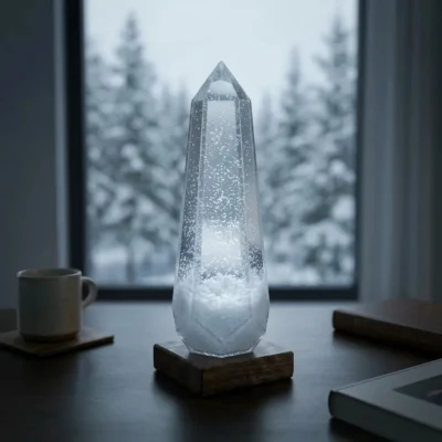 Storm glass prisma glaciar
