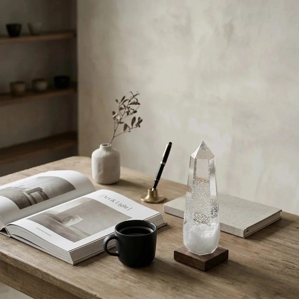 Storm glass prisma glaciar