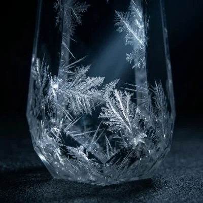 Storm glass prisma glaciar