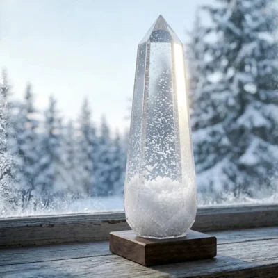 Storm glass prisma glaciar
