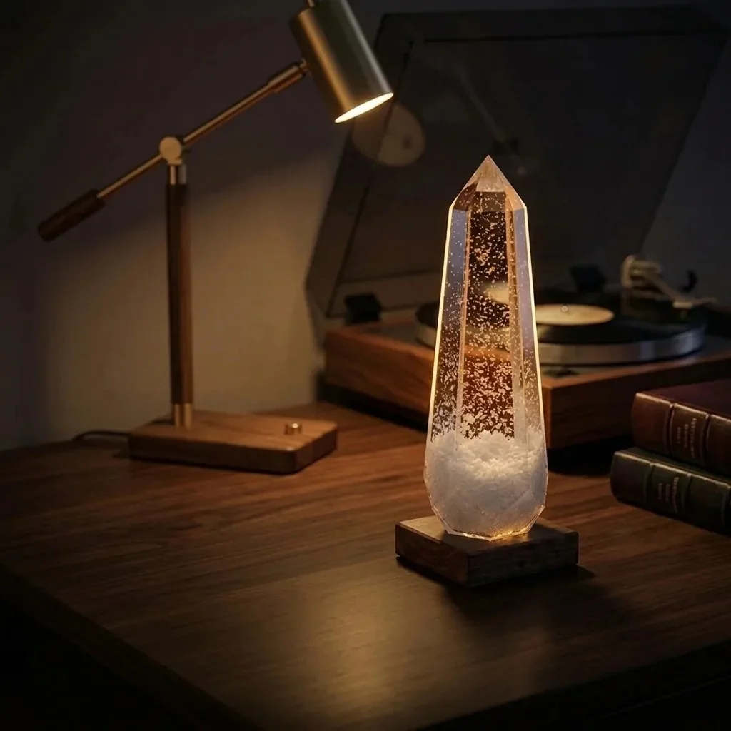 Storm glass prisma glaciar