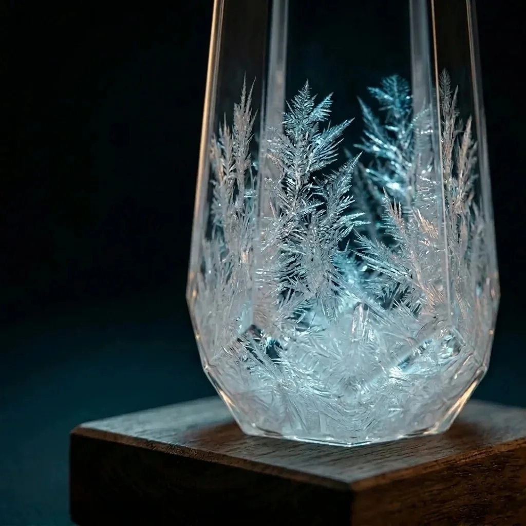 Storm glass prisma glaciar