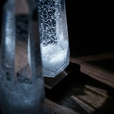 Storm glass prisma glaciar
