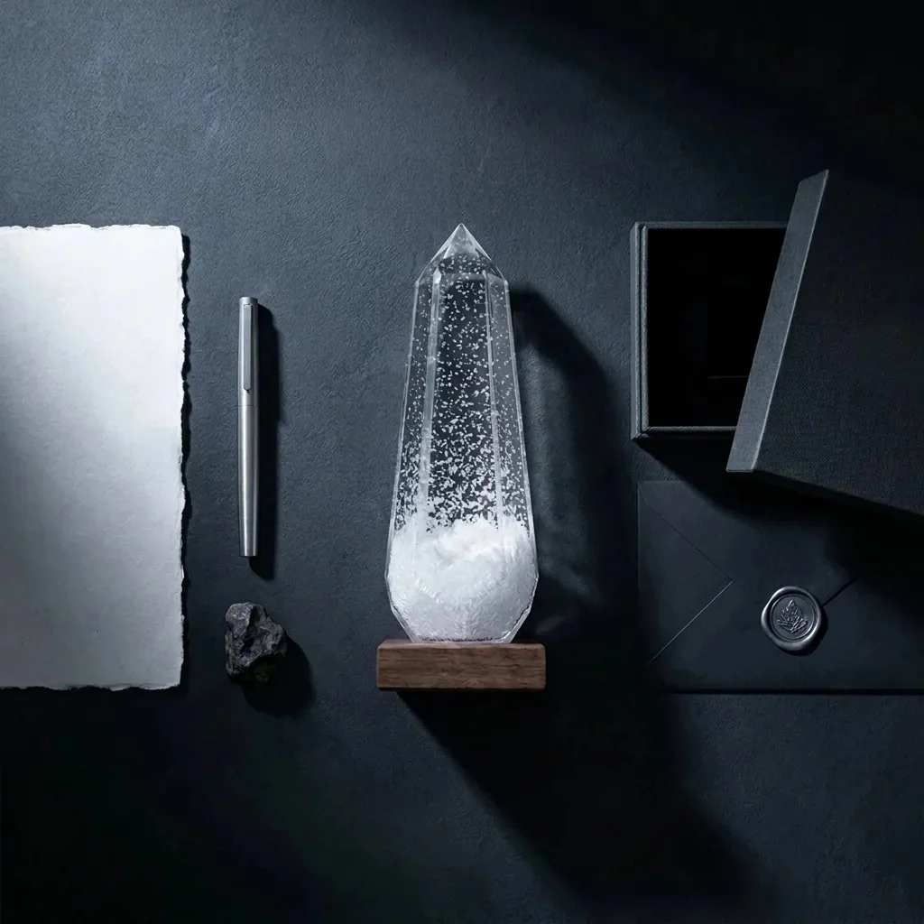 Storm glass prisma glaciar