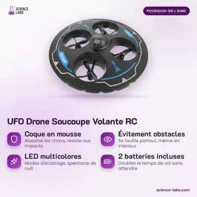 Dron OVNI Platillo Volante RC Imagen 3
